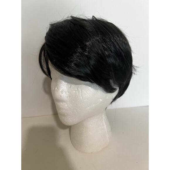 Women’s Short Straight Black Wig Soft Classic Cap Full Synthetic Natural Look - Picture 13 of 15